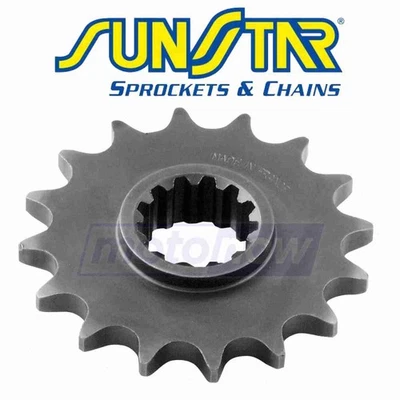 Sunstar Steel Front Sprocket for 1992-1995 Kawasaki ZR1100 - Drive qh - Imagem 1 de 4