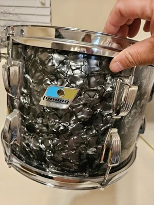 Vintage Ludwig Black Pearl 13×9” Rack Tom - Image 1 of 4