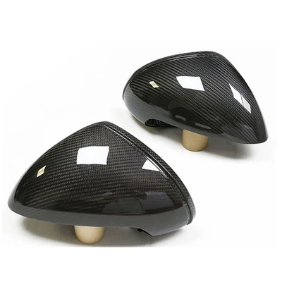 Capa de espelho de fibra de carbono compatível com Porsche 911 991 Cayman Boxster 981 2013-16 substituir - Imagem 1 de 4
