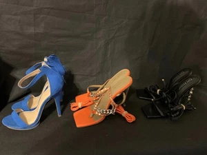 Paket mit 3 Paar Größe 7,5 Damen-Heels verschiedene Designer kostenloser Versand - Bild 1 von 5