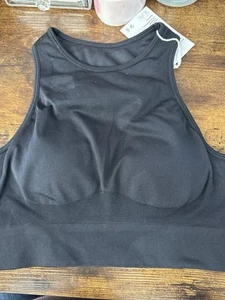 FRESOUGHT Sports Bras for Women Padded Workout Racerback Tank Tops High Neck  - Picture 1 of 7