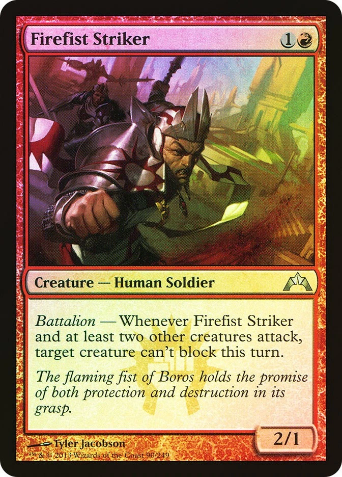 MTG FOIL Firefist Striker  - Gatecrash #090 - Image 1 of 1