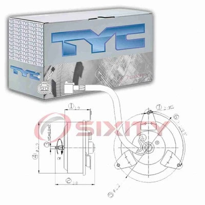 Motor ventilador de refrigeración del motor TYC para Mitsubishi Lancer 2002 2,0 L L4 correas embrague gi Foto 1 de 4