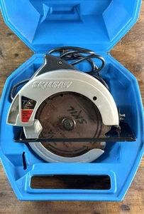 "Sierra circular SKILSAW 574 7-1/4"" vintage 10A 1-3/4 HP EE. UU. con estuche original 1982" - Imagen 1 de 14