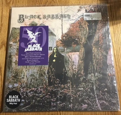 Black Sabbath 1970 Self Titled 50th Anniversary 180g Vinyl LP BMGRM053LP Foto 1 de 2