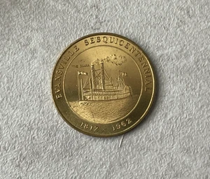 1962 Evansville Sesquicentennial Token KH L2 - Picture 1 of 2