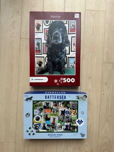 2 x Hund Tier Puzzle 500 Teile Konvolut - Bild 1 von 7