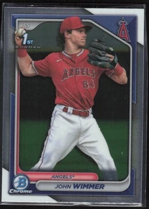 2024 Bowman #BCP-78 John Wimmer Chrome Prospects Los Angeles Angels - Picture 1 of 2