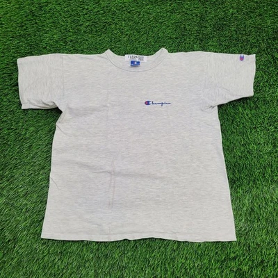 Camisa Champion Vintage Años 90 Mujer Grande 20x22 Gris Foto 1 de 4