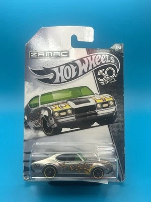 2018 Hot Wheels 50th Anniversary ZAMAC ‘68 Olds 442 5/8 - Image 1 of 4