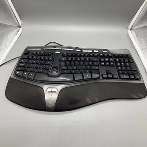 Microsoft Natural Ergonomic Keyboard 4000 v1.0 KU-0462 USB Wired Tested - Picture 1 of 13