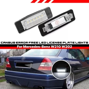 2X   Kennzeichenbeleuchtung für Mercedes-Benz E-Klasse W210 C-Klasse W202 Limo - Bild 1 von 7