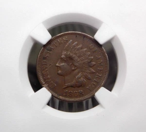 1868 Indian Head Cent Penny 1c NGC XF Details #023 Extra Fine ECC&C, Inc. - Picture 1 of 5