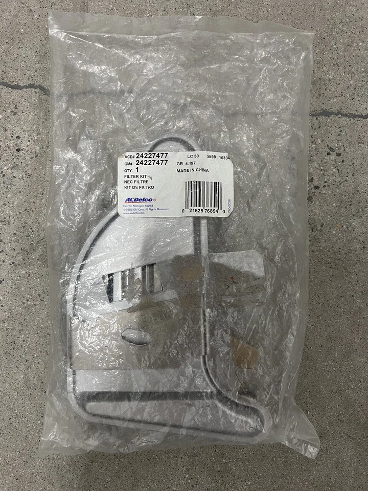 Kit Filtro Fluido Transmisión Automática ACDelco Original GM Nuevo OEM 24227477 Foto 1 de 4