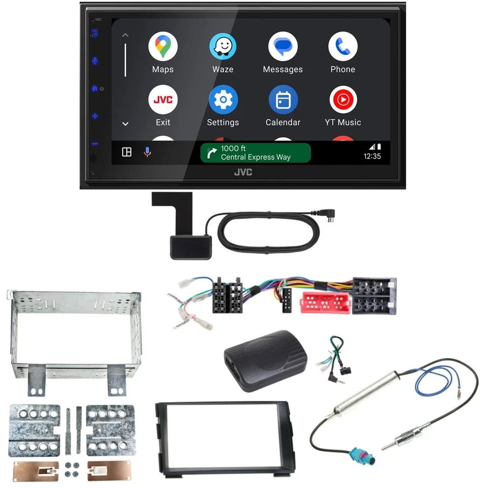 JVC KW-M595DBT Android Auto CarPlay Digitalradio Einbauset für Kia Cee'd ED - Bild 1 von 1