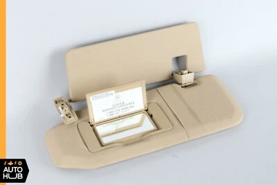 06-08 Mercedes W251 R500 R350 Front Left Driver Sun Visor Sun Shade Beige OEM - Image 1 of 4