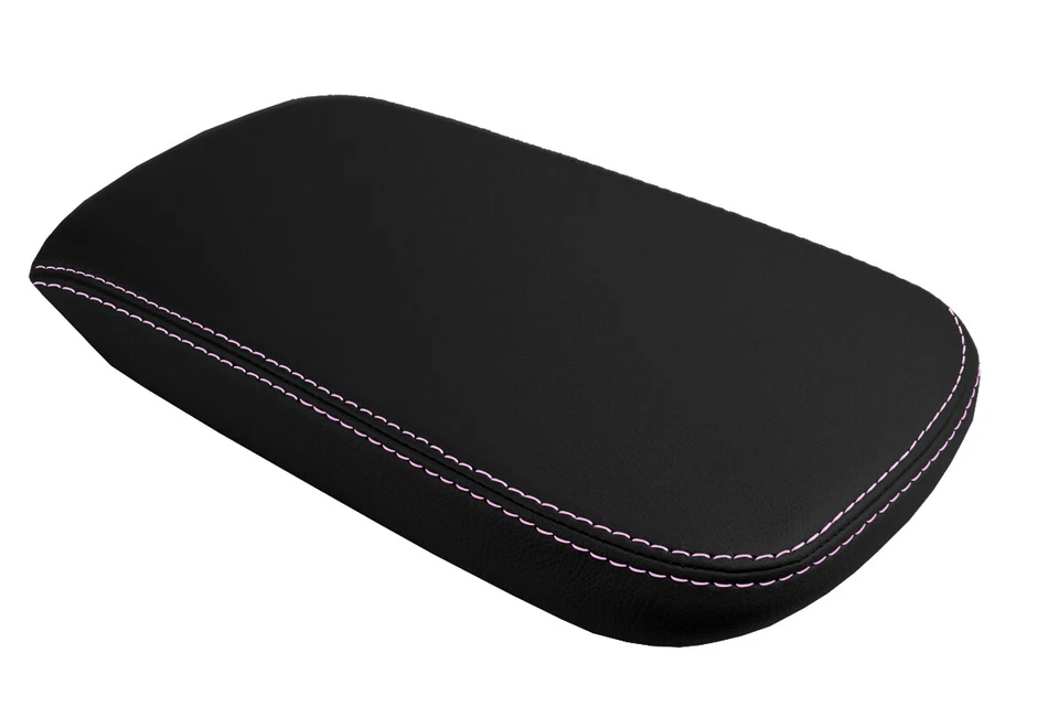 Se adapta a Chrysler 200 2011-2014 PVC Cuero Consola Tapa Pull Over Cubierta Puntada Rosa Foto 1 de 4