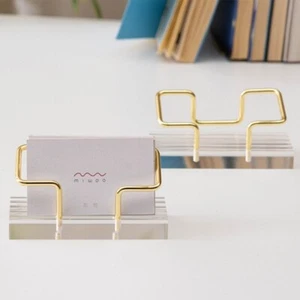 Business Card Stand Business Card Organizer Business Card Holders for Office - Picture 1 of 12