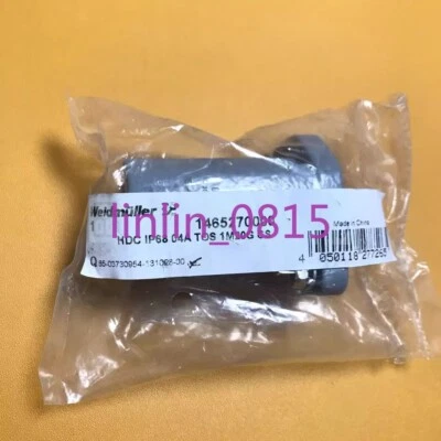 1Pcs New Weidmuller HDC IP68 04A TOS 1M20G CS 1465270000 - Image 1 of 2