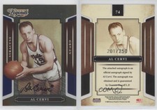 2008 Donruss Americana Sports Legends Mirror Blue Signatures Al Cervi Auto HOF