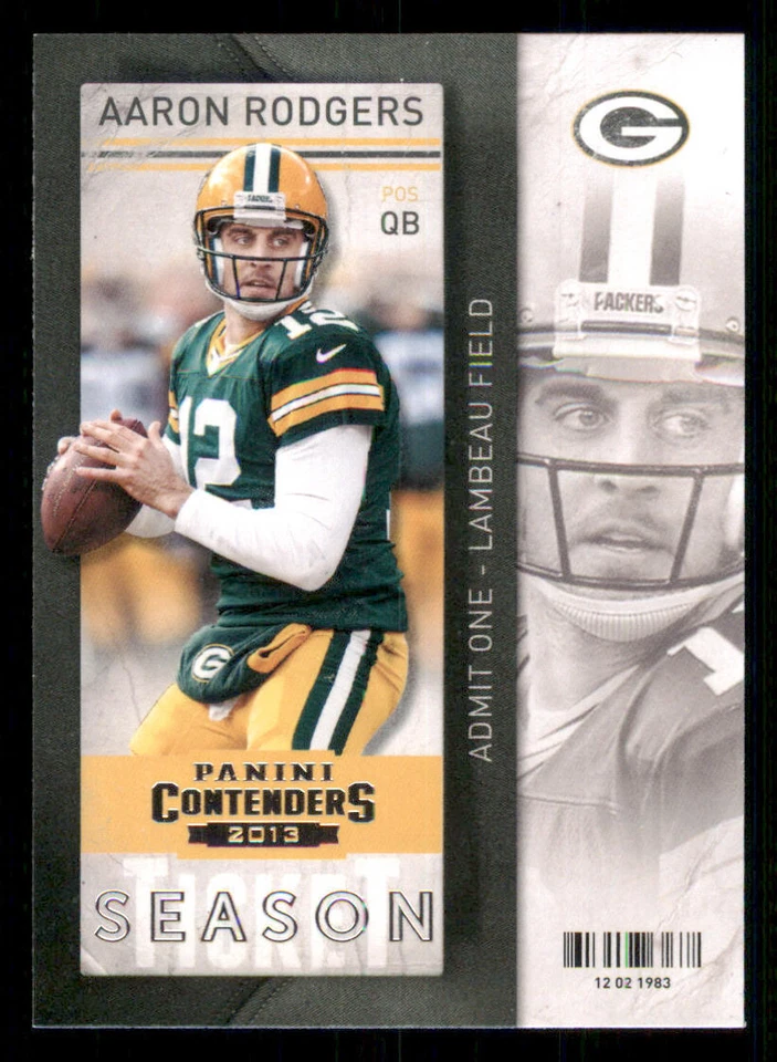 2013 Panini Contenders #61 Aaron Rodgers - Image 1 of 2