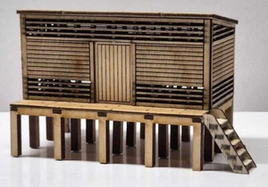 Trackside Models - HO Scale - Laser Cut "Cream Shed" - SM1014 - Picture 1 of 5