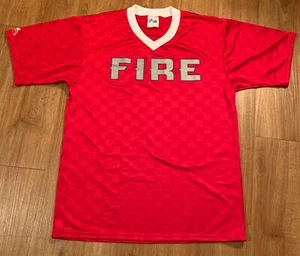 Majestic Chicago Fire FC Soccer MLS Red Jersey Shirt MEN SIZE M - Picture 1 of 6
