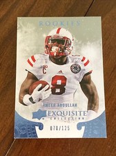 Ameer Abdullah 2014 Exquisite Upper Deck 2015 Rookie RC Nebraska HUSKERS #d/125