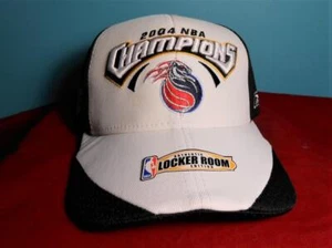 Nueva gorra Reebok con licencia RETRO Detroit Pistons 2004 campeones del mundo vestuario - Imagen 1 de 5