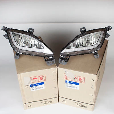 Luz antiniebla izquierda y derecha genuina OEM Hyundai Elantra GT CON DRL para 2012-2016 Foto 1 de 4
