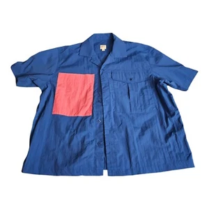 5:31 by JEROME Lamaar Men's Wave Boarder Regular-Fit Colorblocked Camp Shirt Lg - Picture 1 of 4