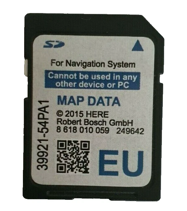 GENUINE SUZUKI SLDA 39921-54PA1 SAT NAV SD CARD MAP  SWIFT SX4 S-CROSS VITARA - Image 1 of 1