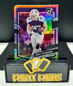 Donruss #75 Jake Ferguson épreuve de presse argent découpé #/75 Cowboys 2023 - Photo 1/3