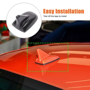ABS Carbon Fiber Shark Fin Antenna Cover Trim For Maserati Ghibli 2017-24 - Imagen 1 de 15