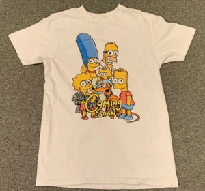 The Simpsons Coming Soon T-Shirt Sz S 100% Cotton - Picture 1 of 4