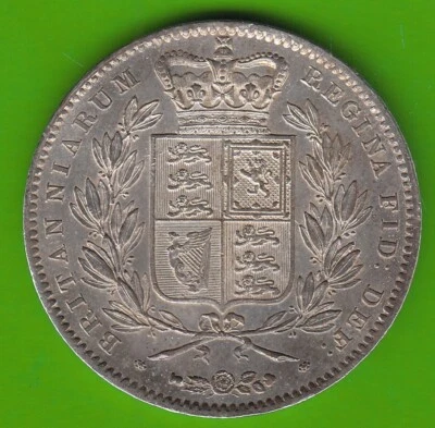 United Kingdom Crown 1847 Better Than XF Very Nice nswleipzig - Image 1 of 2