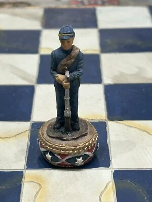 Dragon Crest Civil War Chess Set Replacement Piece Union Pawn Soldier Infantry - Image 1 of 4