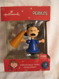 Hallmark Peanuts Lucy mit braunem Megaphon Bullhorn - Ornament rote Box D7 - Bild 1 von 2
