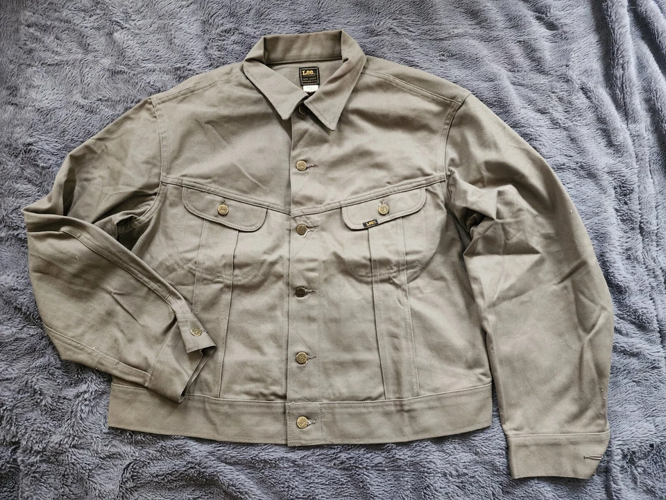 Chaqueta vaquera vintage hecha por union Lee Riders 101 tipo J nueva con etiquetas - 50 Reg EE. UU. Foto 1 de 4