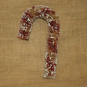 9" Bristle Candy Cane Christmas Vintage Reproduction Primitives by Kathy - Picture 1 of 2