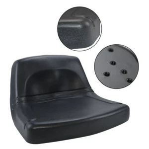 Black New Lawn Mower Garden Tractor Seat Waterproof Back Waterproof Seat - Imagen 1 de 19