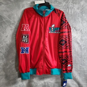 Starter Red Michael Strahan NFL Super Bowl LVII Embroidered Track Jacket Gr. XXL - Bild 1 von 14