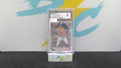 Marco Luciano 2024 Bowman ROOKIE Card #18 CGC graded MINT 9 - Image 1 of 3