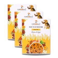 FurrMeals Grain Free Pollo & Mela Cibo umido per cani Pronto Senza...