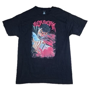 Berserk GUTS Graphic Black T-shirt Anime Tee Men's Size Medium Japan Manga EUC - Picture 1 of 8