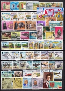 JERSEY DEFINATIVES & COMMEMORATIVES USED - Picture 1 of 1