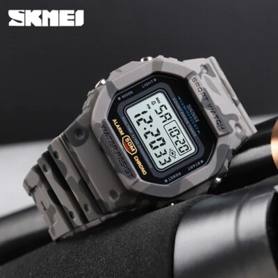 SKMEI Wristwatch Unisex Watch Waterproof Outdoor Sport Military Digital 1628 - image 1 of 4