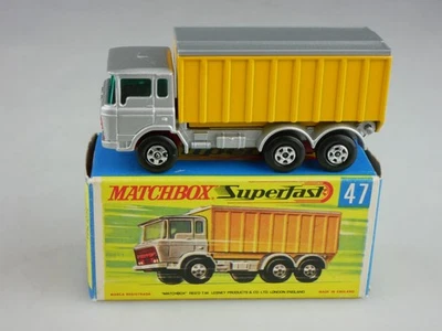 47-A DAF Tipper Container Truck - 51857 Matchbox Superfast - Bild 1 von 4