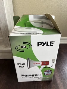 Pyle-pro pmp58u Professional Piezo Dynamic 50 Watts Megaphone With Usb - Picture 1 of 9