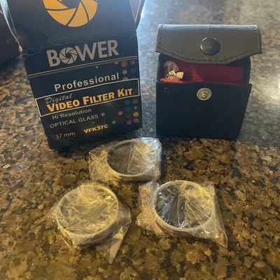 Bower 37mm 3pc Digital Filter Kit (UV, ND4, CPL) - Image 1 of 4